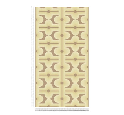 Retro Mesopotamia Wallpaper - Green