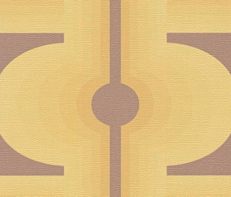 Retro Mesopotamia Wallpaper - Yellow