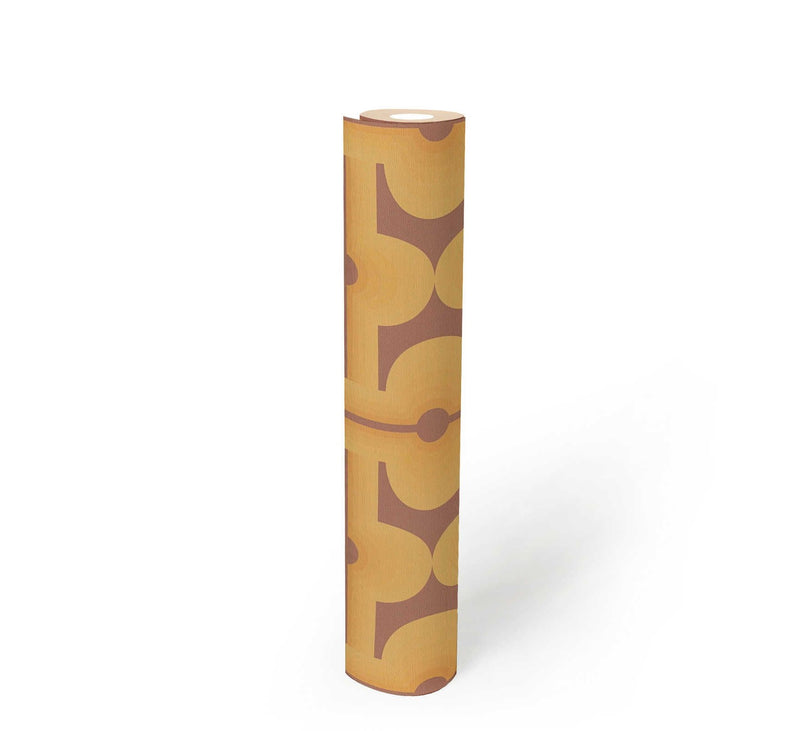 Retro Mesopotamia Wallpaper - Yellow
