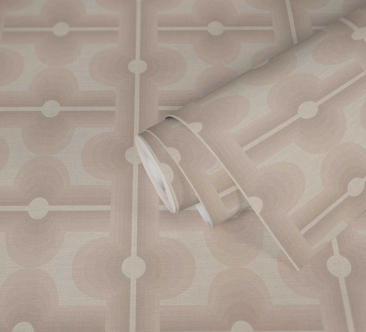 Retro Mesopotamia Wallpaper - White