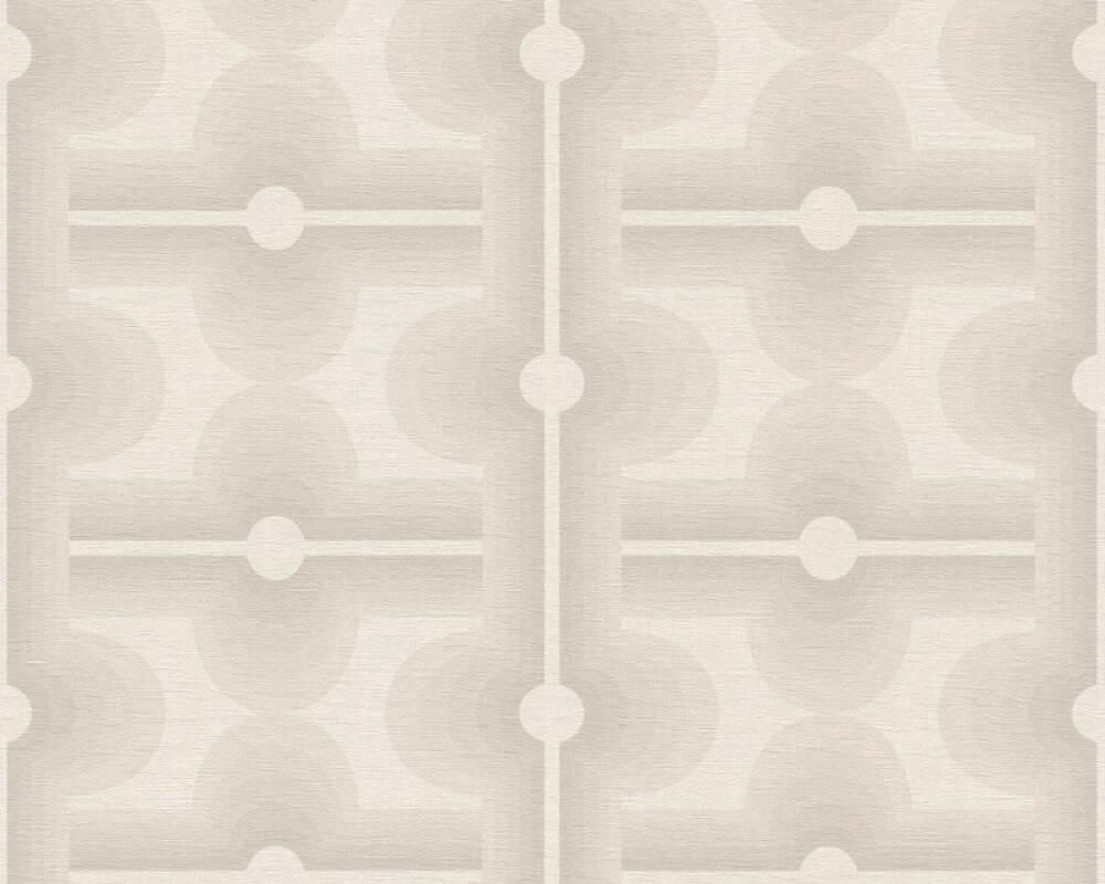 Retro Mesopotamia Wallpaper - White