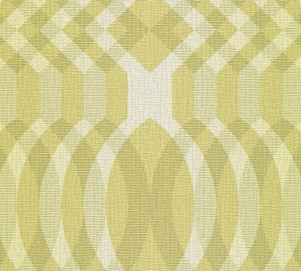 Seeing Double Retro Wallpaper - Citrus
