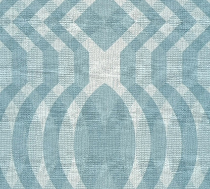 Seeing Double Retro Wallpaper - Blue