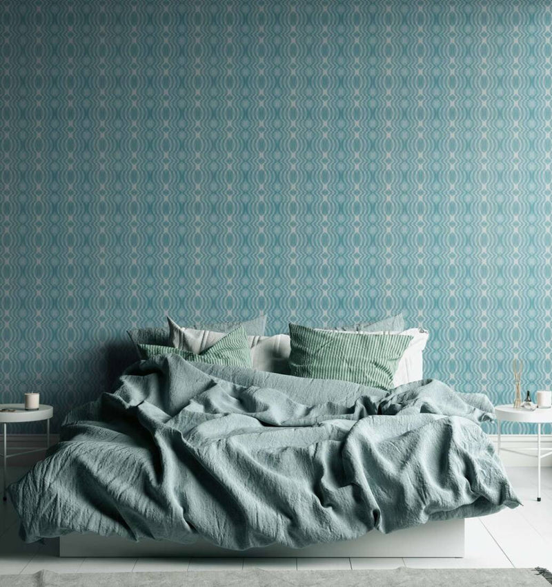 Seeing Double Retro Wallpaper - 5 Colours