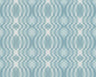 Seeing Double Retro Wallpaper - Blue