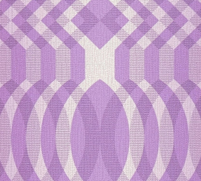 Seeing Double Retro Wallpaper - Purple