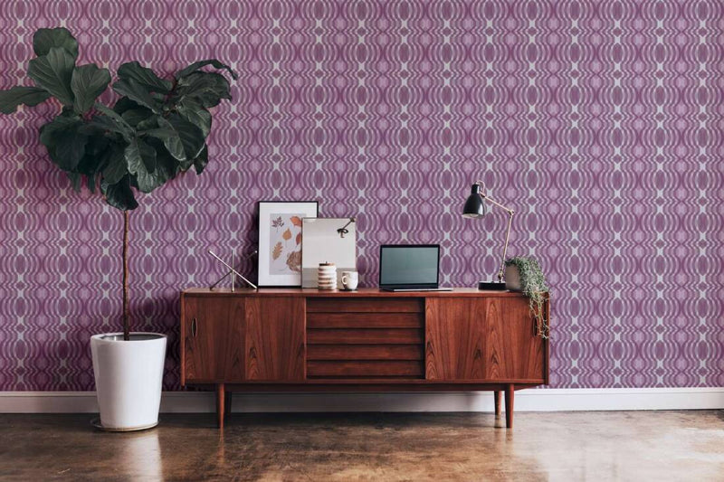 Seeing Double Retro Wallpaper - 5 Colours