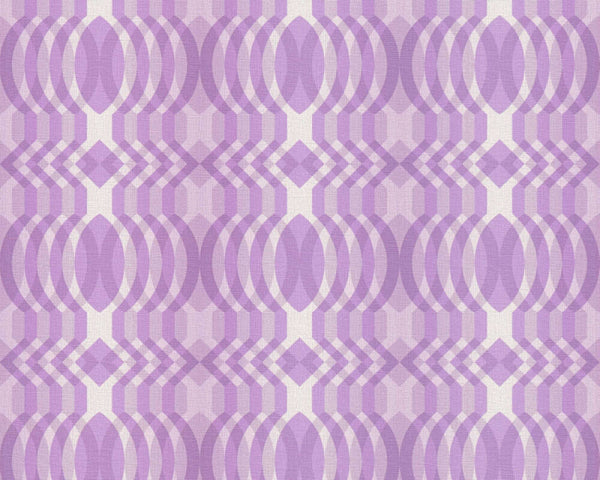 Sample - Seeing Double Retro Wallpaper - Purple