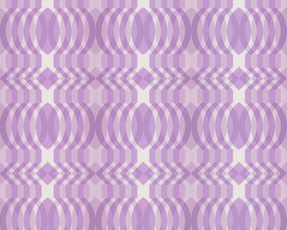 Seeing Double Retro Wallpaper - Purple