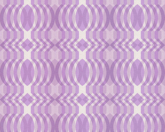 Seeing Double Retro Wallpaper - Purple