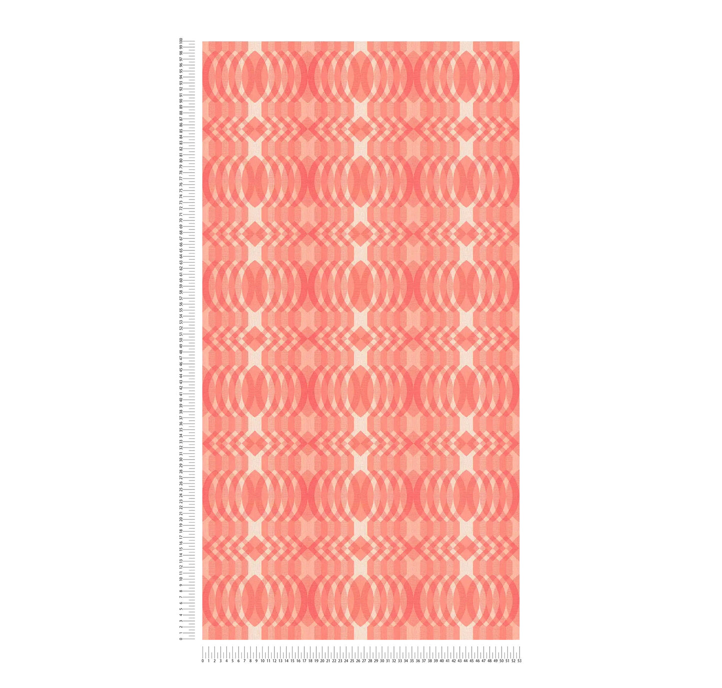 Seeing Double Retro Wallpaper - Red