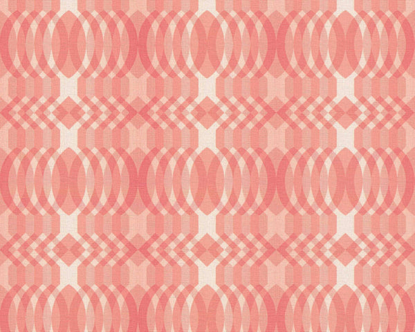 Sample - Seeing Double Retro Wallpaper - Red