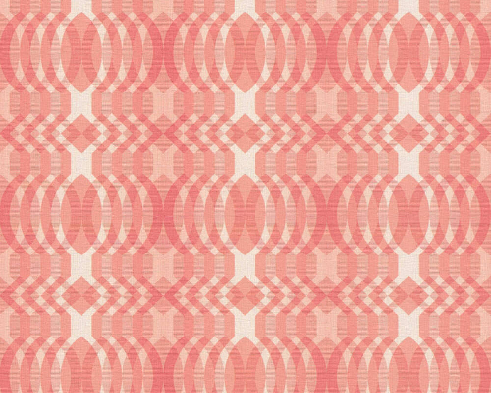 Seeing Double Retro Wallpaper - Red