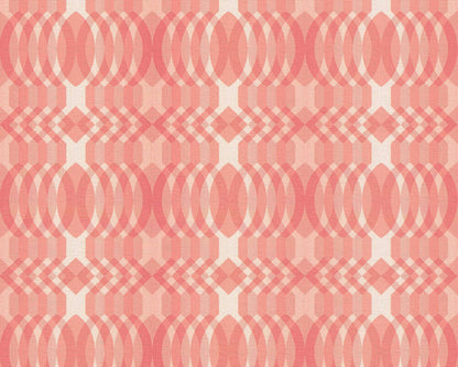 Seeing Double Retro Wallpaper - Red