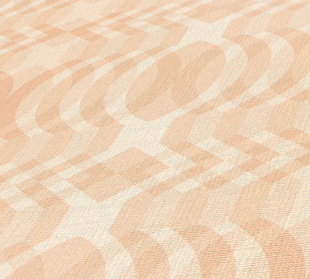 Seeing Double Retro Wallpaper - Beige