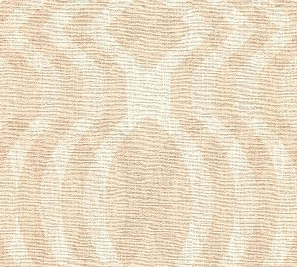 Seeing Double Retro Wallpaper - Beige