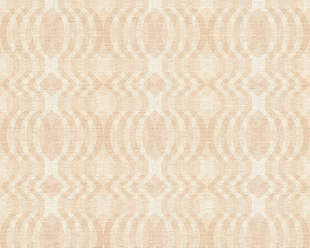 Seeing Double Retro Wallpaper - Beige