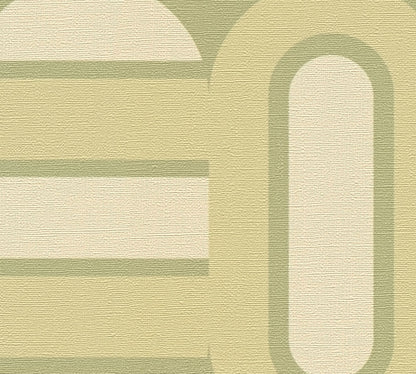 Retroholic Retro Wallpaper - Green