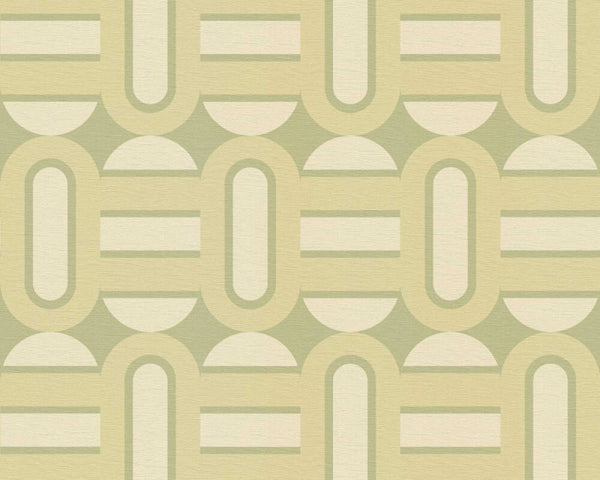 Sample - Retroholic Retro Wallpaper - Green