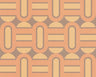 Retroholic Retro Wallpaper - Orange