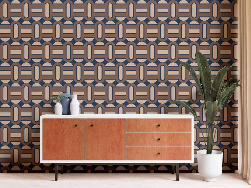Retroholic Retro Wallpaper - 5 Colours