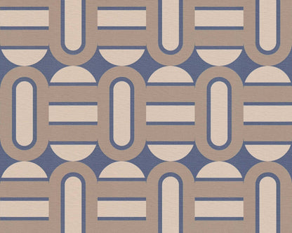 Retroholic Retro Wallpaper - Blue