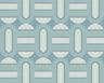 Retroholic Retro Wallpaper - Light Blue