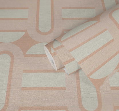 Retroholic Retro Wallpaper - Pink