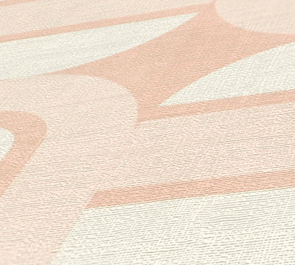 Retroholic Retro Wallpaper - Pink