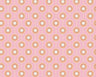 Vintage Dotted Wallpaper - Pink/Yellow Green