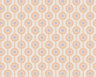 Vintage Dotted Wallpaper - Peach/Beige