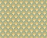 Retro Scales Wallpaper - Green