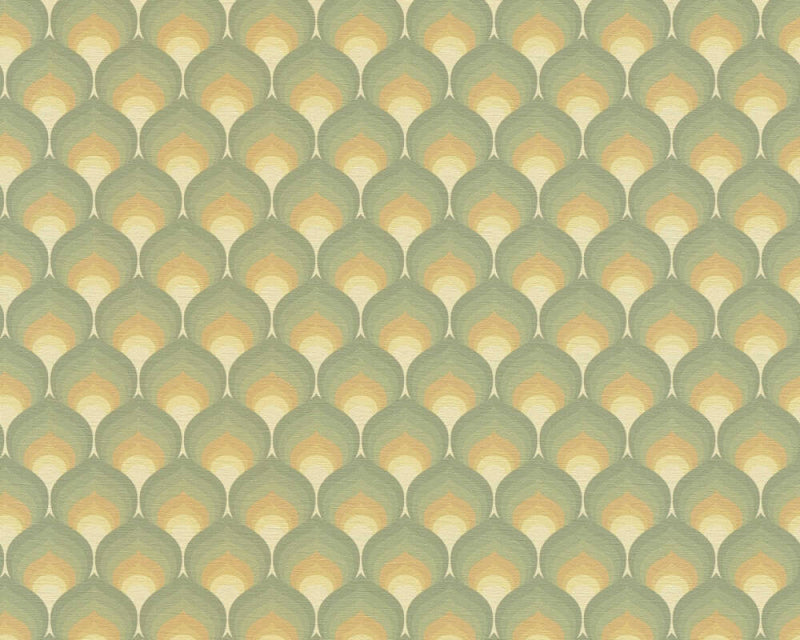 Retro Scales Wallpaper (Retro Chic Collection)