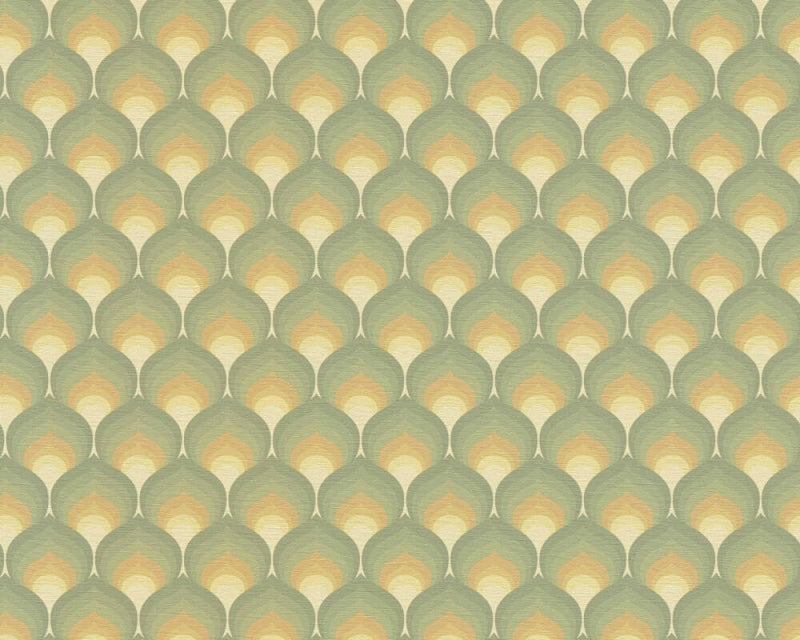 Retro Scales Wallpaper (Retro Chic Collection)