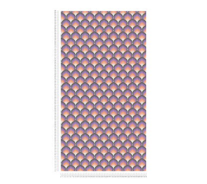 Retro Scales Wallpaper - Purple