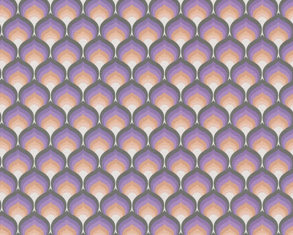 Sample - Retro Scales Wallpaper - Purple
