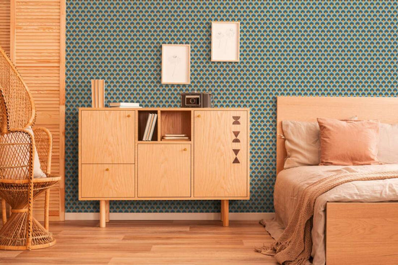 Retro Scales Wallpaper (Retro Chic Collection)