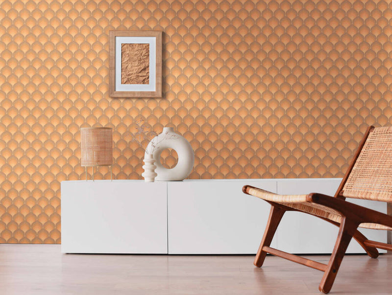 Retro Scales Wallpaper (Retro Chic Collection)