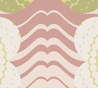 Retro Elegance Wallpaper - Green