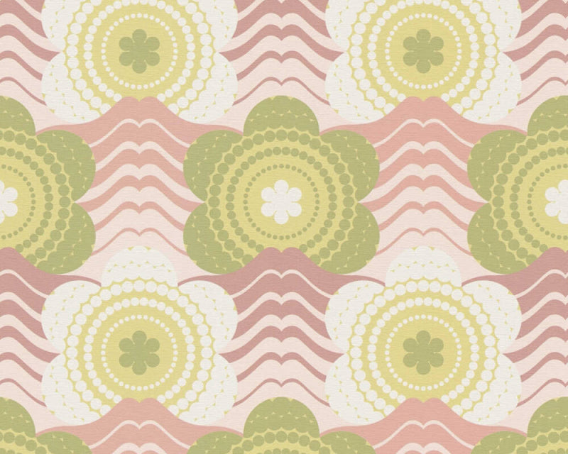Retro Elegance Wallpaper - 5 Colours