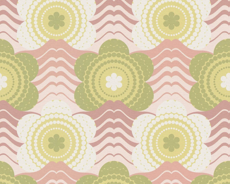 Retro Elegance Wallpaper - 5 Colours