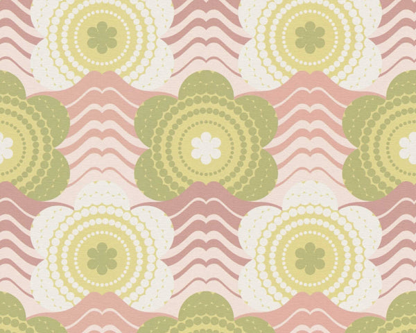 Sample - Retro Elegance Wallpaper - Green