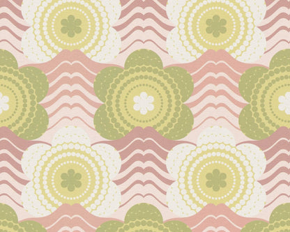 Retro Elegance Wallpaper - Green