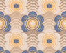 Retro Elegance Wallpaper - Blue