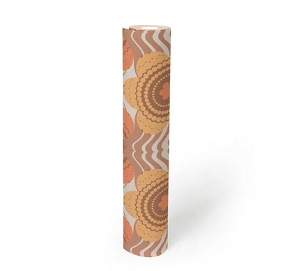 Retro Elegance Wallpaper - Brown