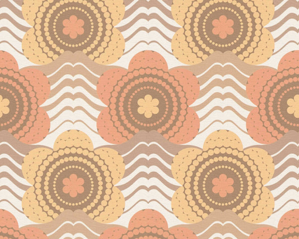 Sample - Retro Elegance Wallpaper - Brown