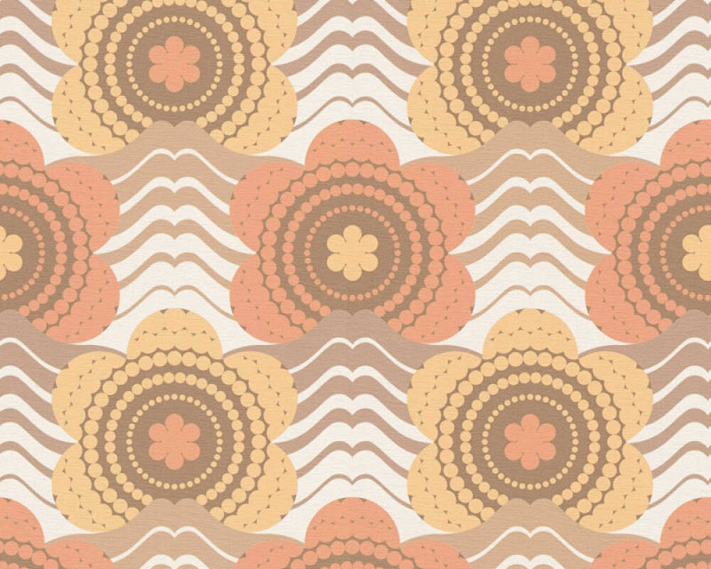 Retro Elegance Wallpaper - 5 Colours