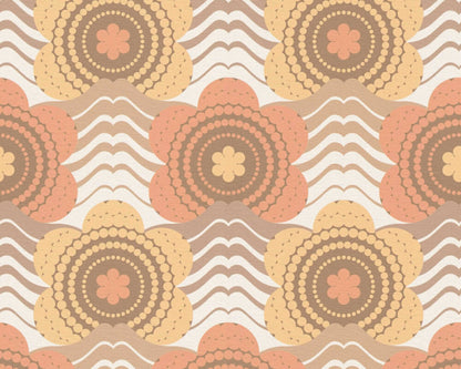 Retro Elegance Wallpaper - Brown