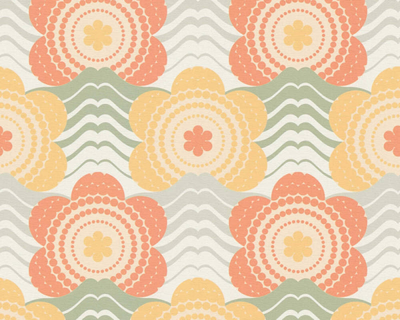 Retro Elegance Wallpaper - 5 Colours