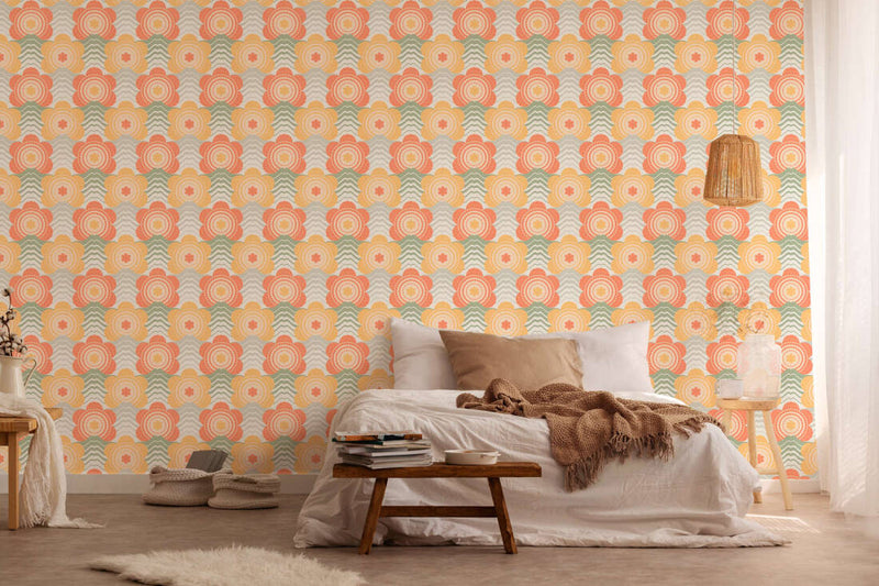 Retro Elegance Wallpaper - 5 Colours